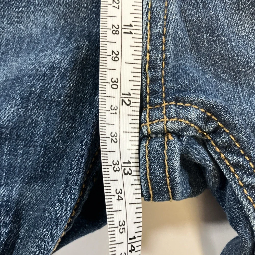 Levis 559 Relaxed Fit Straight Stretch 40x32 Medium Wash Denim Blue Jeans Zip